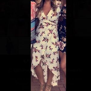 White Floral Dress